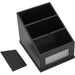 Victor Midnight Black Multi-Use Storage Caddy with Adjustable Compartment