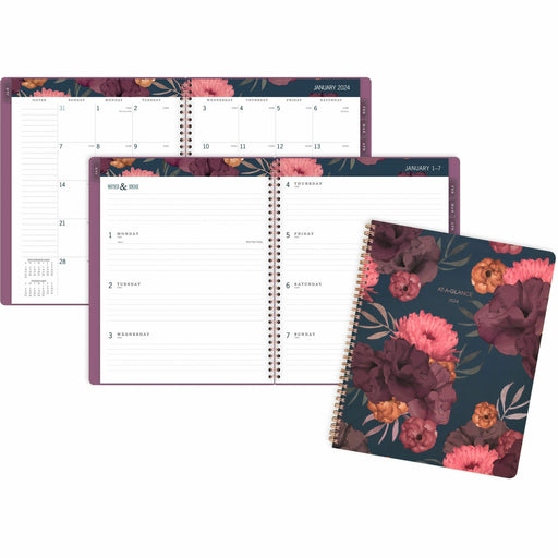 At-A-Glance Dark Romance Weekly/Monthly Planner