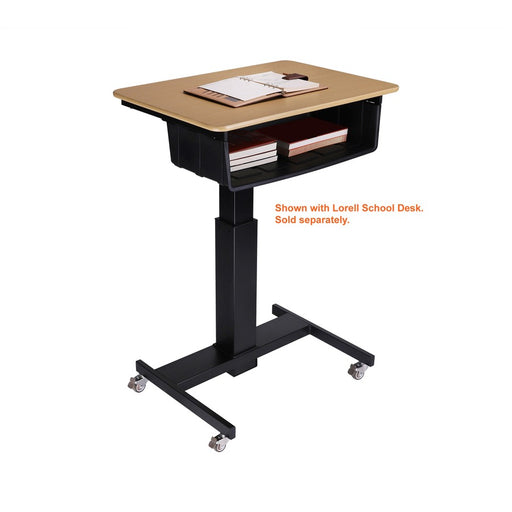 Lorell Sit-to-Stand School Desk Large Book Box