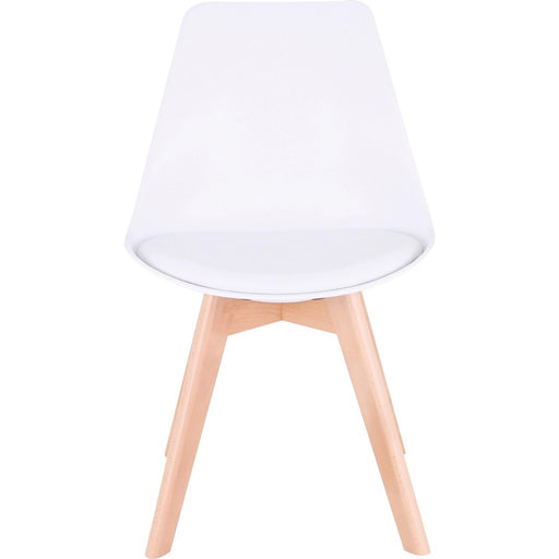 Lorell Curved Plastic Shell Guest Chair