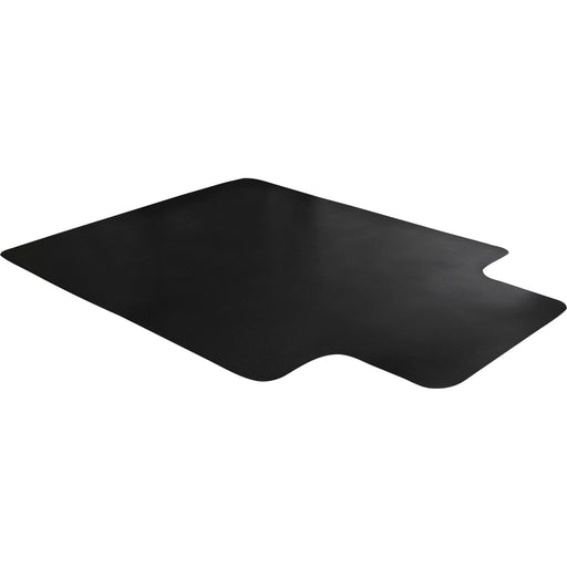 Floortex Cleartex Advantagemat Black Hard Floor PVC Lipped Chair Mat