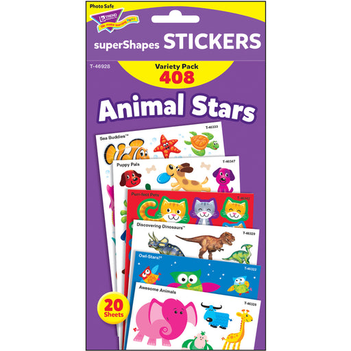 Trend Animal Fun Stickers Variety Pack