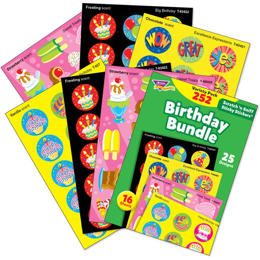 Trend Birthday Scratch 'n Sniff Stinky Stickers