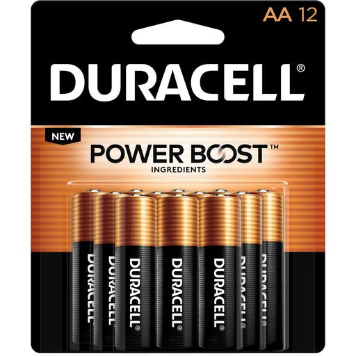 Duracell Coppertop Alkaline AA Battery 12-Packs