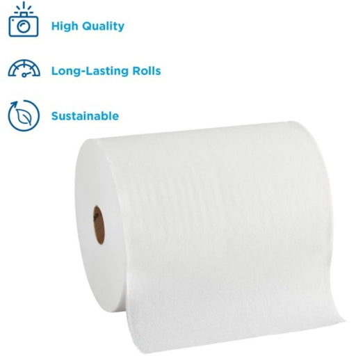enMotion Paper Towel Rolls, 10" x 800', 40% Recycled, White, Pack Of 6 Rolls