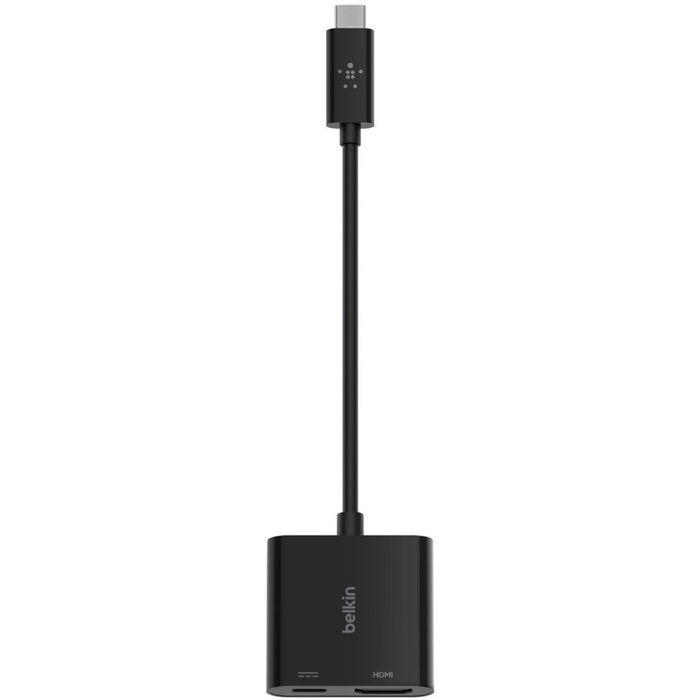 Belkin USB-C to HDMI Video Adapter + Charging port up to 60W Power Delivery, 4k at 60Hz