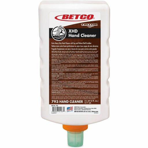 Betco Xd-793 Lotion Hand Soap, Nutty Scent, 67.62 Oz, Carton Of 6 Bottles