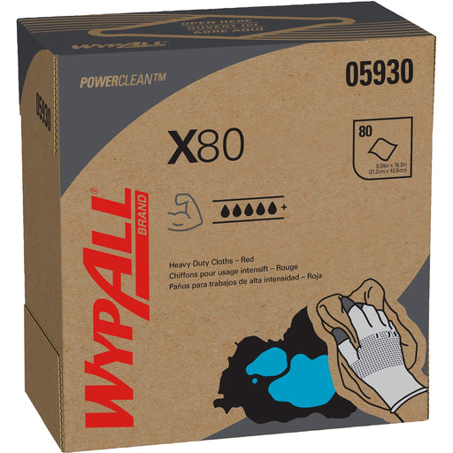 Wypall Power Clean X80 Heavy Duty Cloths