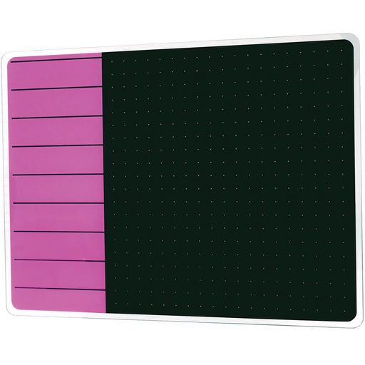 Floortex Viztex Dry-erase Magnetic Glass Whiteboard - Soft Violet