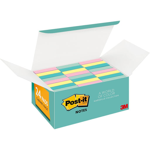 Post-it® Greener Notes Value Pack - Beachside Cafe Color Collection