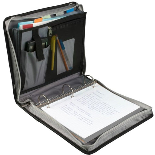 Five Star Zipper Binder With Expansion Panel, 2" Rings, Assorted Colors