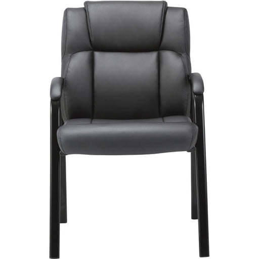 Lorell Bonded Leather High-back Guest Chair