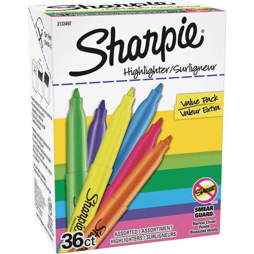 Sharpie 36-Count Pocket Highlighters