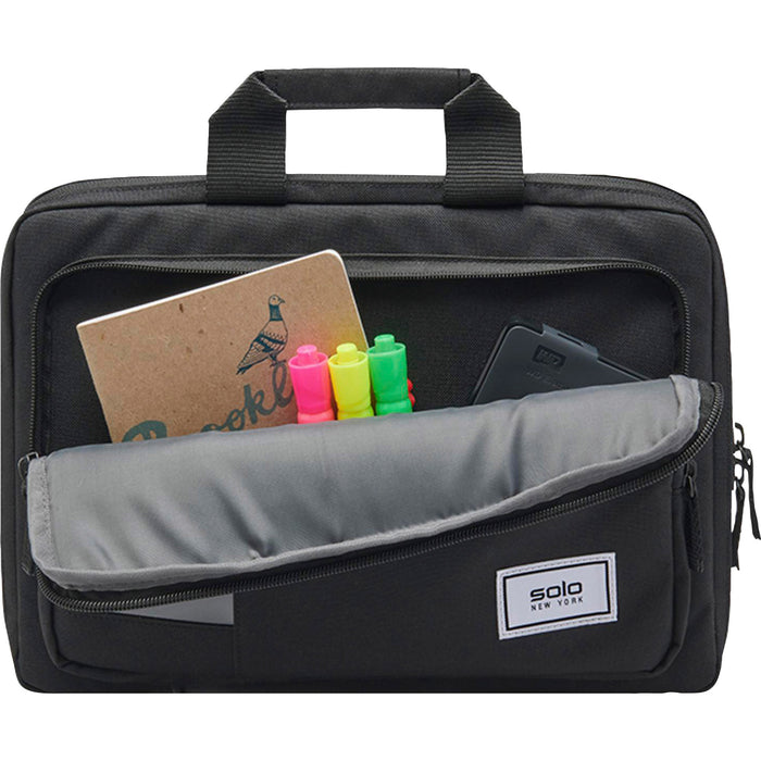 Solo Carrying Case for 13.3" Chromebook, Notebook - Black