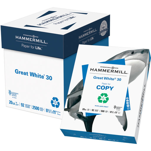 Hammermill Great White 30 Copy Paper - White