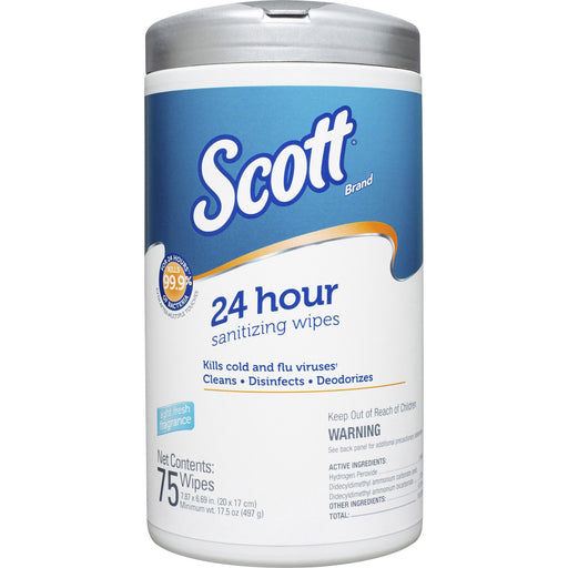 Scott 24 Hour Sanitizing Wipes