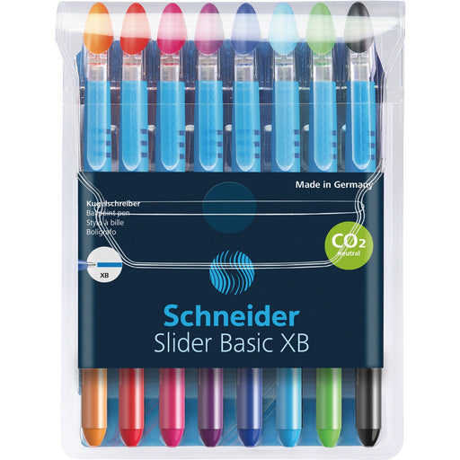 Schneider Slider Basic XB Ballpoint Pens Wallet