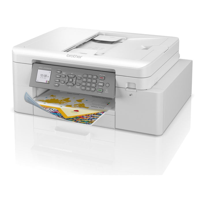 Brother INKvestment Tank MFC-J4335DW Inkjet Multifunction Printer-Color-Copier/Fax/Scanner-4800x1200 dpi Print-Automatic Duplex Print-30000 Pages-150 sheets Input-Color Flatbed Scanner-2400 dpi Optical Scan-Wireless LAN-Mopria-Brother Mobile Connect