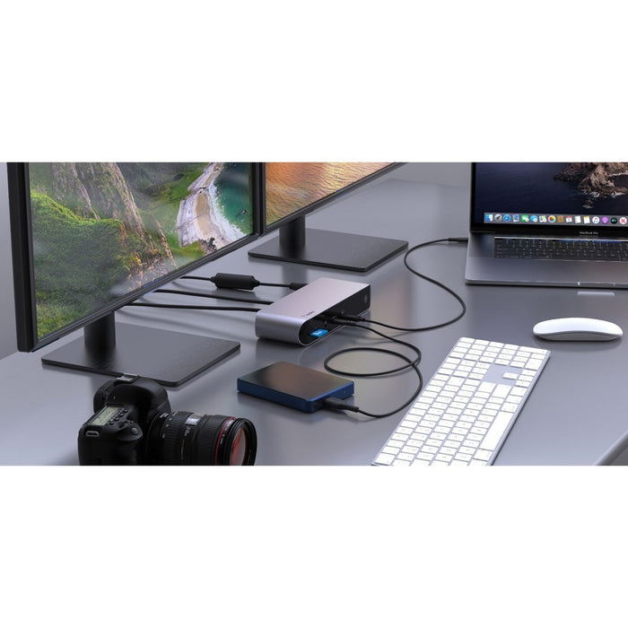 Belkin Thunderbolt 4 Laptop Docking Station - USB C Hub - USB C Docking Station for MacBook & Windows, 90W Power Delivery, Single 8K or Dual 4K Display, w/ Thunderbolt, HDMI, Ethernet, SD and Audio Ports