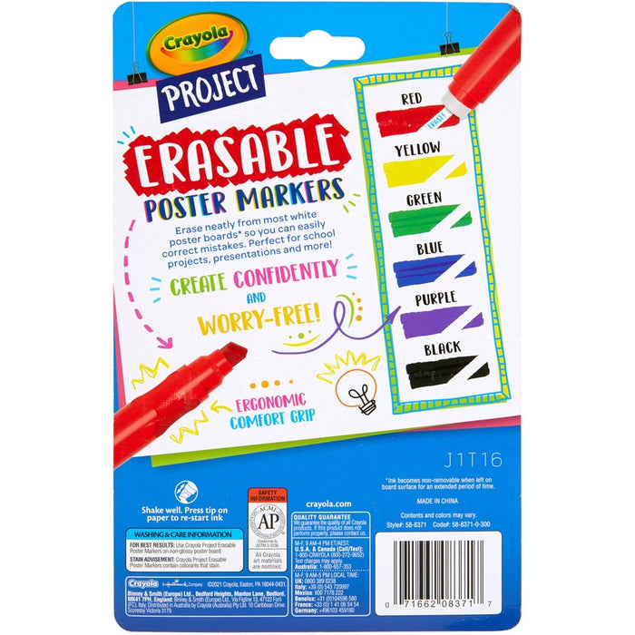 Crayola Project Erasable Poster Markers