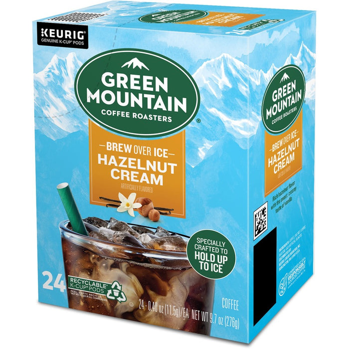 Green Mountain Coffee Roasters® K-Cup Brew Over Ice Hazelnut Cream Coffee