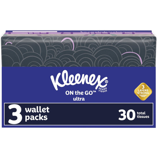 Kleenex On-the-Go Slim Wallet Pack - 30 Facial Tissue-Count