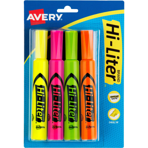 Avery® Desk-Style, Assorted Colors, 4 Count (24063)