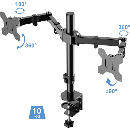 Rocelco RDM2 Desk Mount for LCD Monitor, LED Monitor, Display Stand