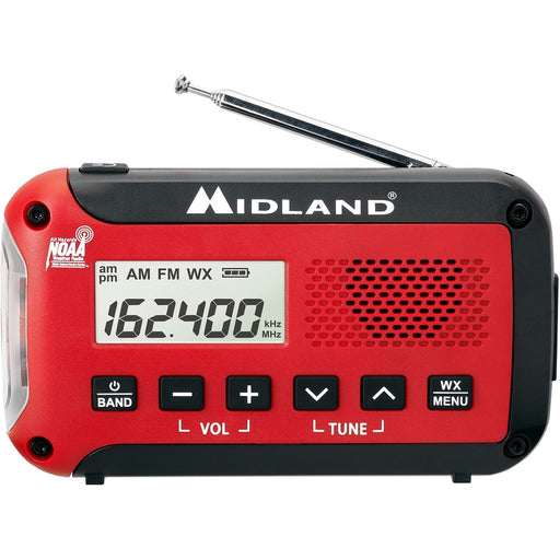 Midland E+READY Compact Emergency Alert AM/FM Weather Radio