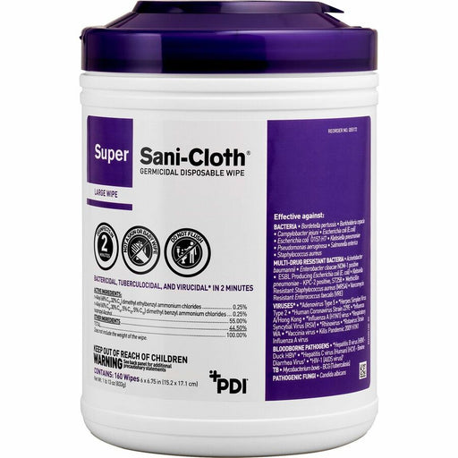 PDI Super Sani-Cloth Germicidal Disposable Wipe
