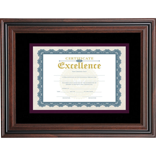 Advantus Double Matted Certificate Frame