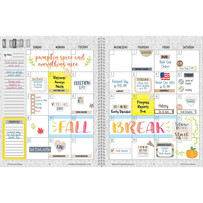 Teacher Created Resources Everyone Is Welcome Planner
