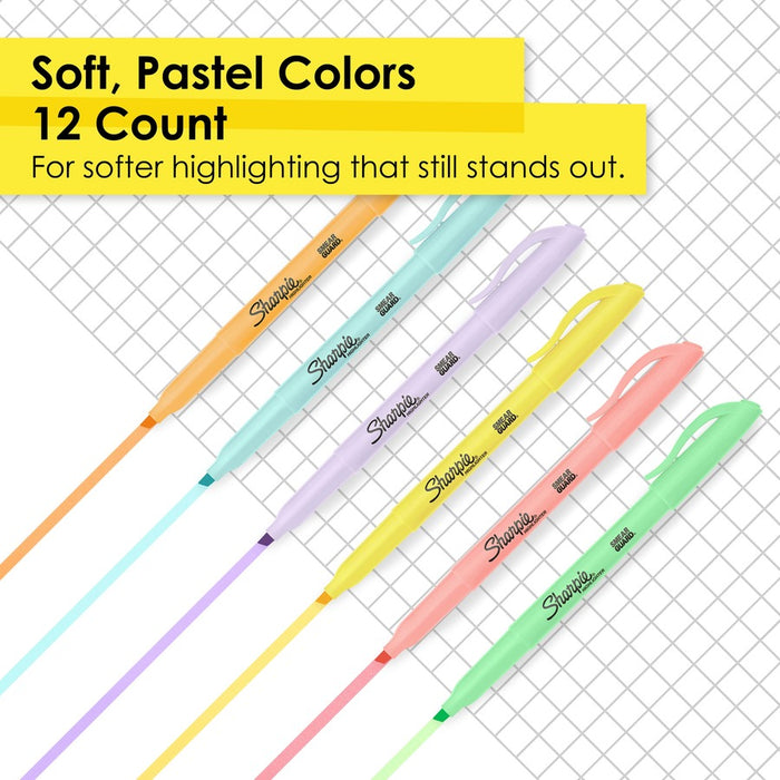 Sharpie Accent Highlighters w/Smear Guard