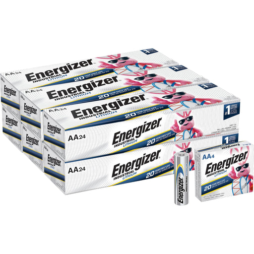 Energizer Industrial AA Lithium Battery 4-Packs