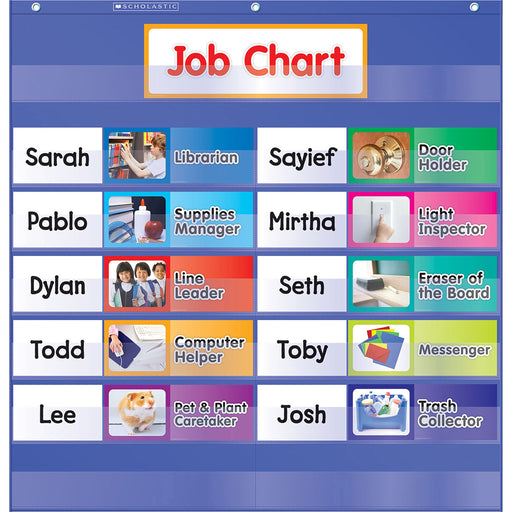 Scholastic Class Jobs Pocket Chart