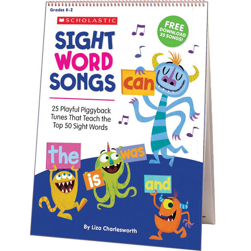 Scholastic Sight Word Songs Flip Chart & CD