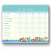 Blueline Fridgeplanner Weekly Magnet Calendar
