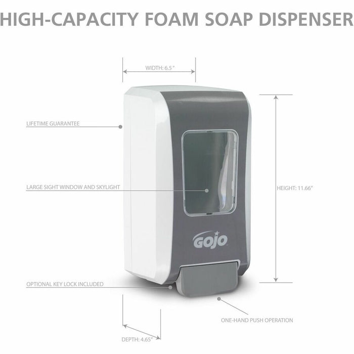 Gojo® Push-Style FMX-20 Foam Soap Dispenser