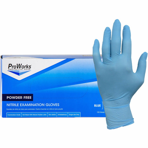 ProWorks NPF Nitrile Powder Free Exam Gloves