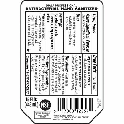 Henkel Hand Sanitizer Gel Refill