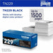 Brother Genuine TN229BK Standard Yield Black Toner Cartridge