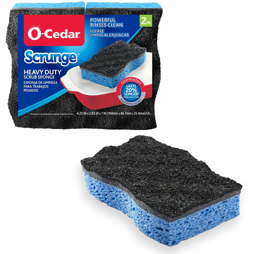 O-Cedar Scrunge Heavy-Duty Scrub Sponge