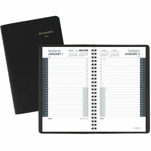 At-A-Glance 24-Hour Daily Appointment Book