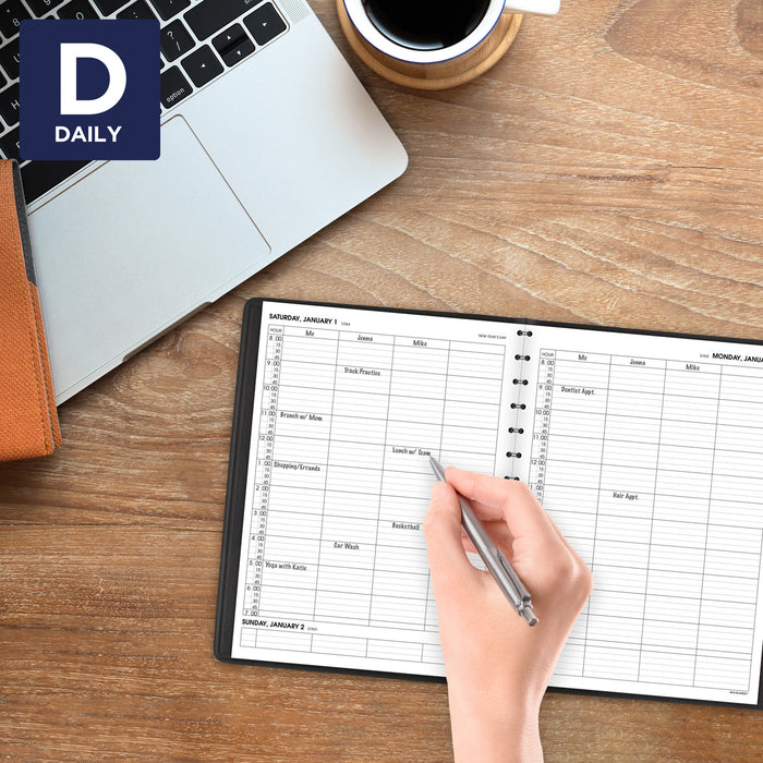 At-A-Glance 4-Person Group Daily Appointment Book