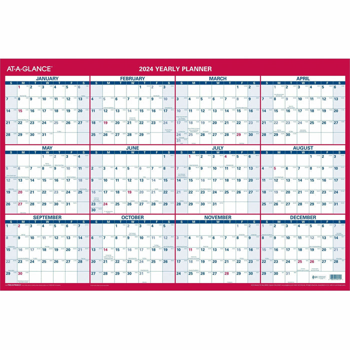 At-A-Glance Reversible Wall Calendar