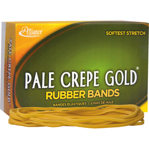 Alliance Rubber 21405 Pale Crepe Gold Rubber Bands - Size #117B