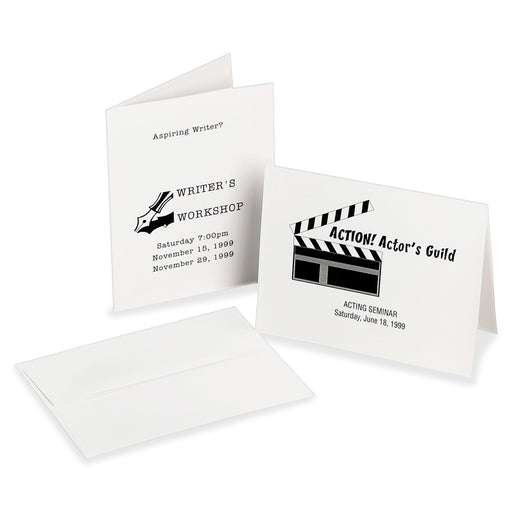 Avery® Printable Note Cards, Two-Sided Printing, 4-1/4" x 5-1/2" , 60 Cards (5315)