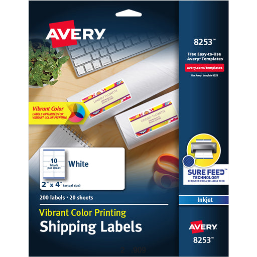 Avery® Color Printing Labels
