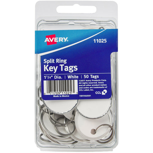 Avery® Metal Rim Key Tags