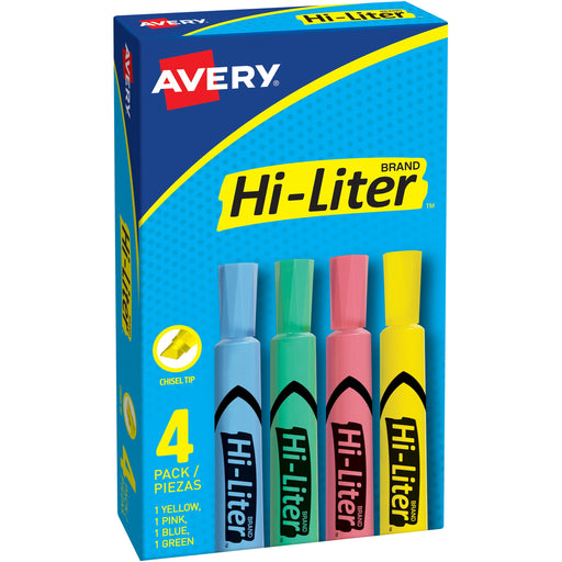 Avery® Hi-Liter Desk-Style Highlighters